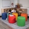 Flash Furniture Soft Seating Flexible Circle for Classrooms and Common Spaces - 18" Seat Height (Blue) ZB-FT-045R-18-BLUE-GG - alternate 5